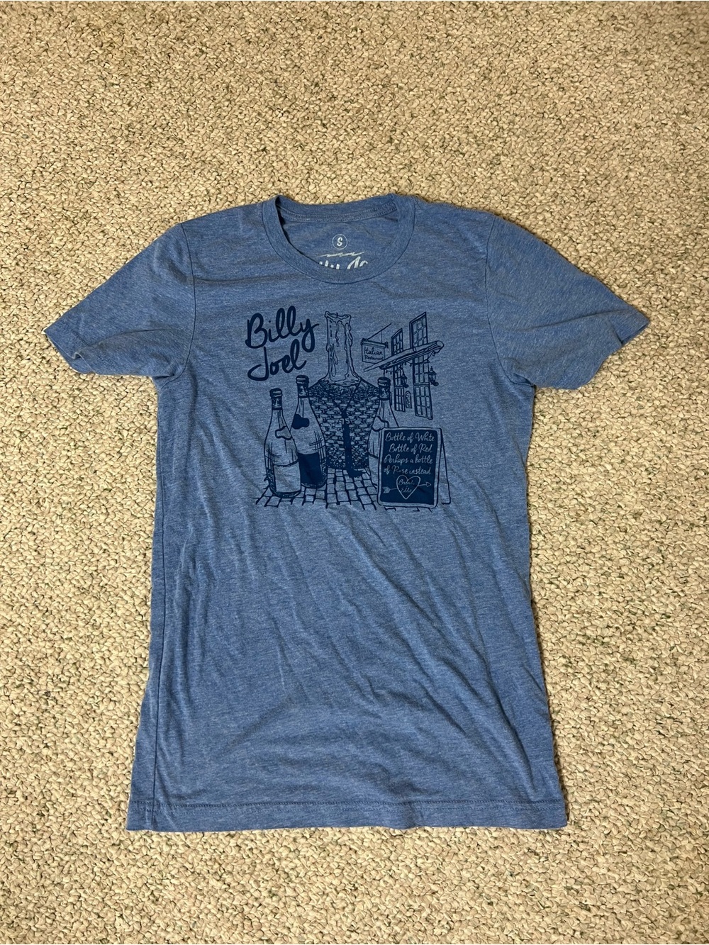 Billy Joel Graphic Tee - Blue